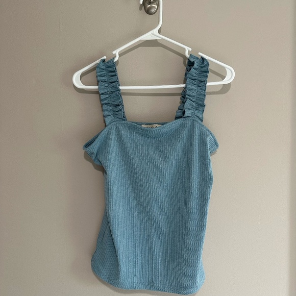 Listicle Ruffle Strap Tank S - Picture 1 of 4